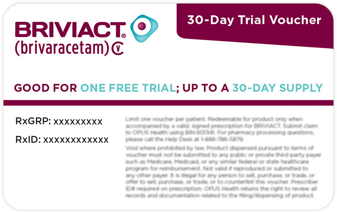 BRIVIACT® 30-day Trial Voucher